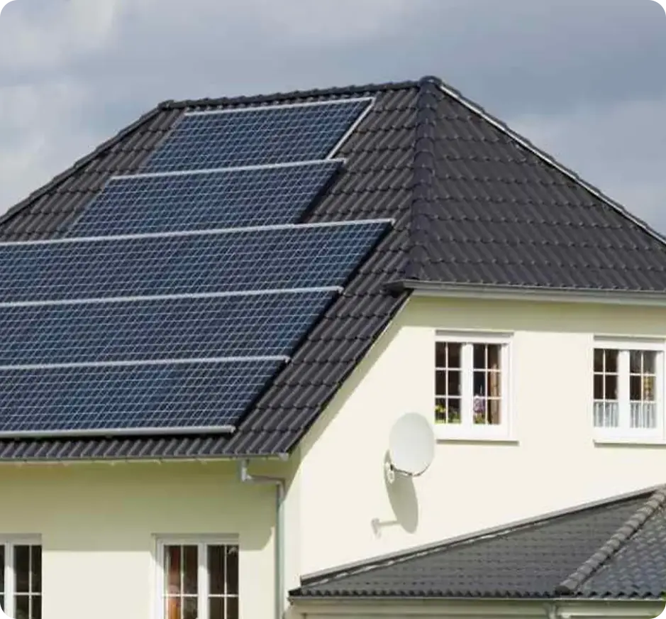 Solar Panels on the roof in Dublin