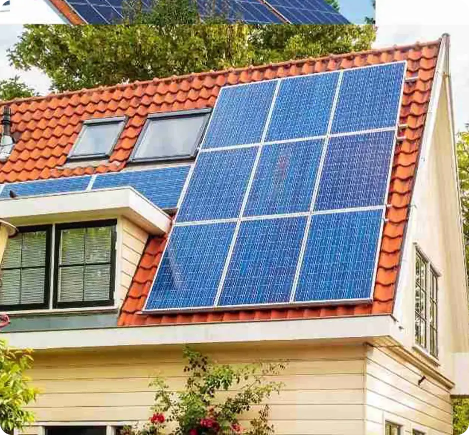 Solar Panels on the roof
