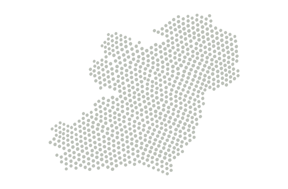 Abstract map of Ireland
